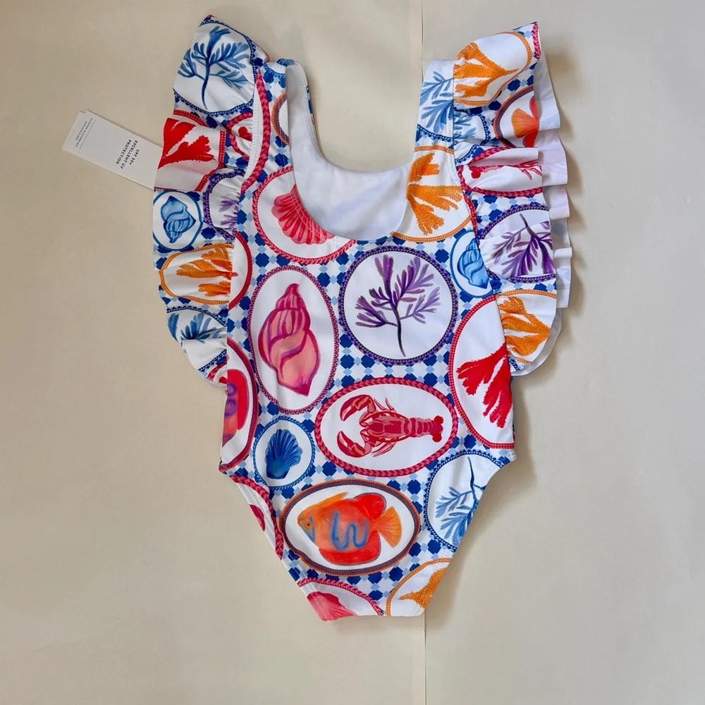 Janie and Jack ocean swimsuit - Picture 2 of 3